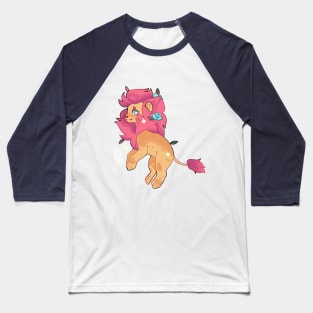 Cute Lion Baseball T-Shirt